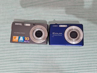 Lotto di 5 fotocamere digitali Benq, Casio, Nikon, Olympus