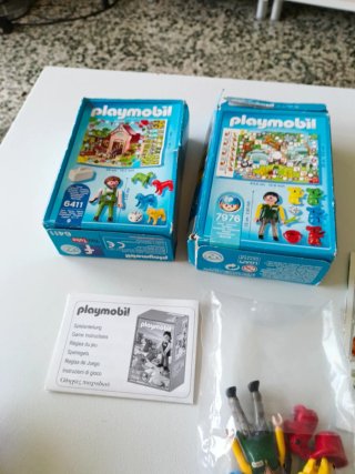 Playmobil 6411 y 7976 Juegos Mesa