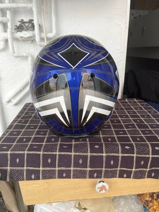 Casco Shoei Azul y Negro