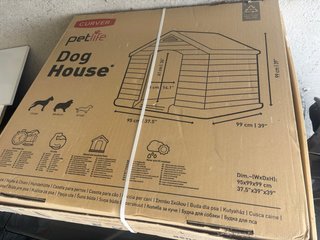 Caseta para Perro Curver Petlife Marrón/Gris