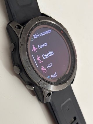 Garmin Fénix 7X Solar Negro Impecable