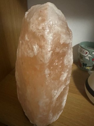 Lámpara de sal del Himalaya rosa
