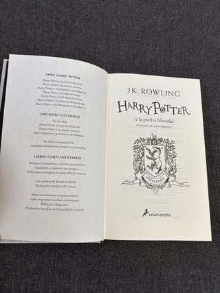 Harry Potter y la piedra filosofal (20 Aniv. Hu...