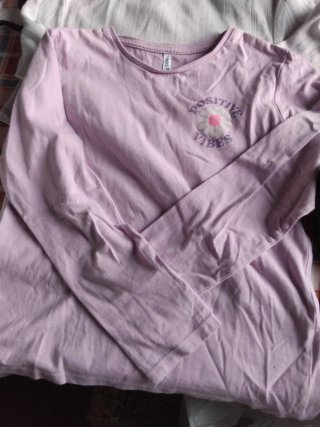 Set 8 magliette maniche lunghe bimba 9-10 anni