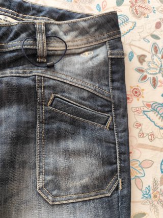 Pantalones vaqueros capri vintage Y2K