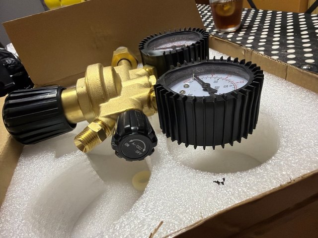 Regulador Presión CO2/Argón Soldadura MIG/TIG