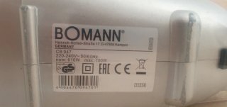 Aspirador de mano Bomann