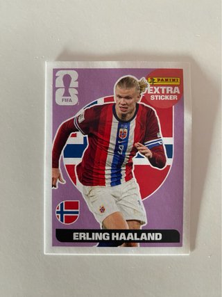 Cromo Panini Extra Haaland Mundial 2026