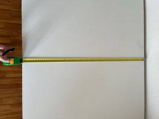 Mesa escritorio blanca patas metálicas