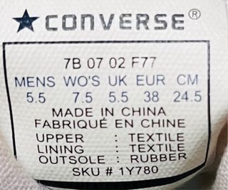 Converse Chuck Taylor Estampado T 38
