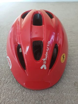 Casco Bici Btwin Kiddy Talla S Rojo