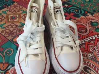 Converse Blancas Plataforma