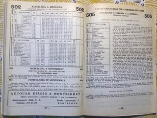 HORARIO GUIA INTERNACIONAL FERROCARRILES AÑO 1979