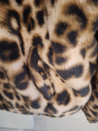 Chaquetón reversible estampado leopardo