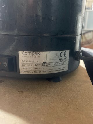 Molinillo de café Compak  K6