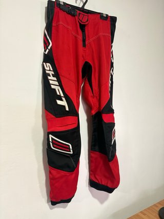 Traje Shift Motocross Enduro Rojo/Negro