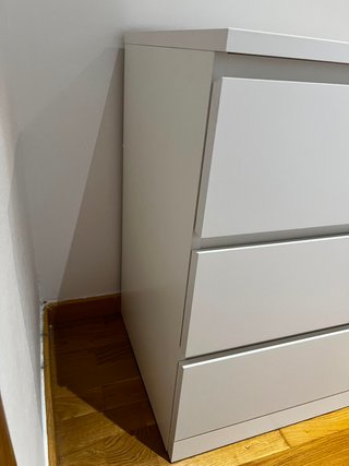 Cómoda IKEA MALM 3 cajones Blanca