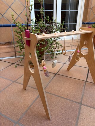 Gimnasio madera bebé