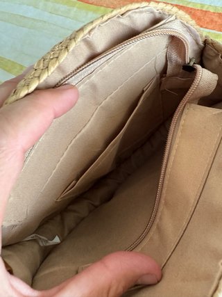 Bolso redondo de paja