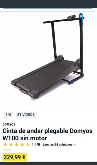 Cinta de andar Decathlon plegable