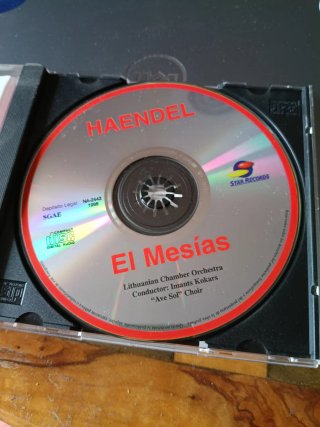 CD Haendel El Mesías Orquesta Cámara Lituana