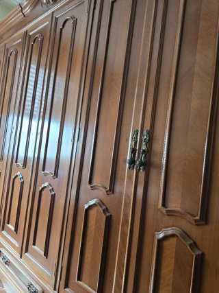 Armario Clásico Madera Maciza 6 Puertas