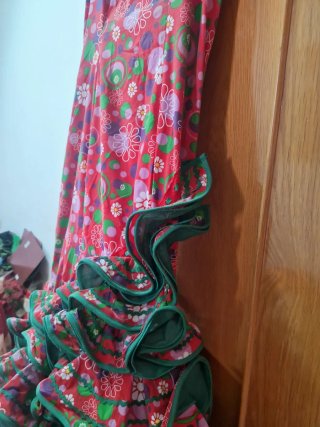 Traje de flamenca con volantes