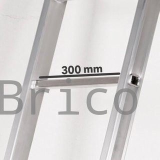 Escalera Aluminio Elite 2x14 - 4+4 M - 80-80x30mm