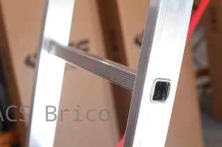 Escalera Aluminio Elite 2x14 - 4+4 M - 80-80x30mm