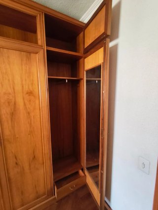 Mueble madera noble 2 camas
