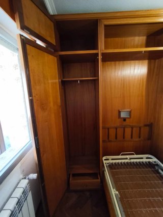 Mueble madera noble 2 camas