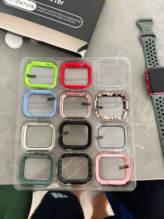 Apple Watch Series 7 + Cellular 45mm Verde/Rojo