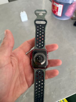 Apple Watch Series 7 + Cellular 45mm Verde/Rojo