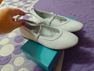 Zapatos de comunión blancos SIN ESTRENAR