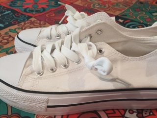 Converse Blancas Plataforma