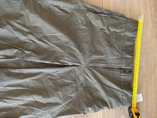 Pantalón fino de algodón negro