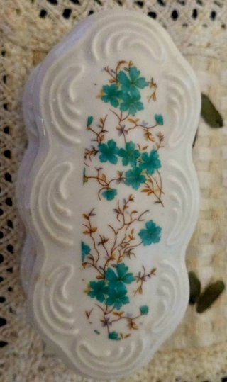 Set toeletta vintage in ceramica Guillen