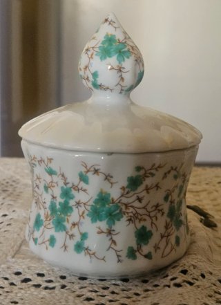Set toeletta vintage in ceramica Guillen