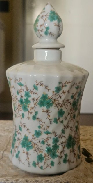 Set toeletta vintage in ceramica Guillen