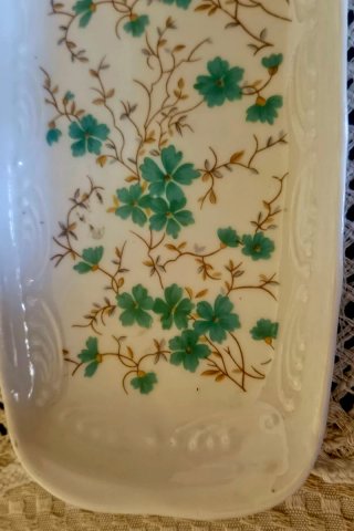 Set toeletta vintage in ceramica Guillen