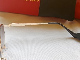 Gafas Aviador Cartier Oro Rosa