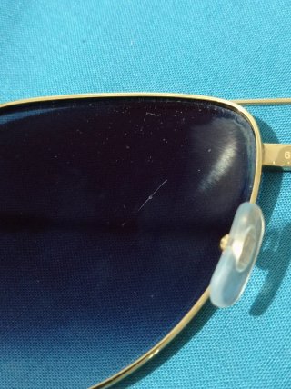 Gafas de sol Cartier doradas y azules