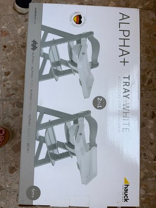 Bandeja Hauck Alpha+ Tray White