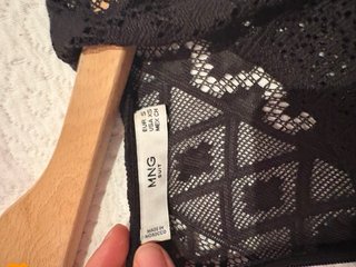 Mono elegante encaje semitransparente