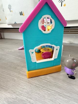 Casa Escuela Peppa Pig con Figuras