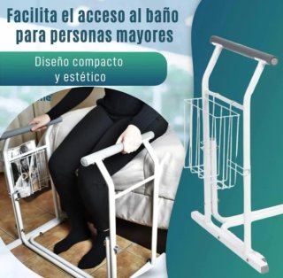 Soporte Agarre WC Portátil