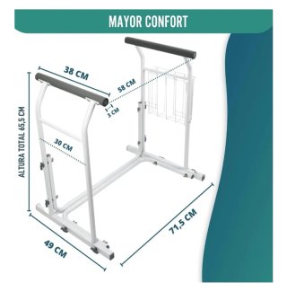 Soporte Agarre WC Portátil