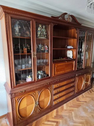 Mueble de salón madera noble