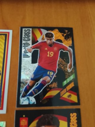 x4 lamine Yamal TOPPS Panini world class España