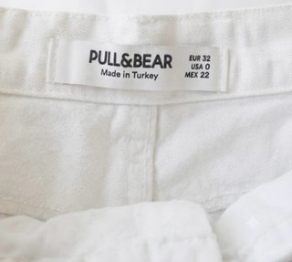 Pantalón corto blanco